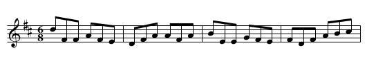 Cherish the Ladies - staff notation