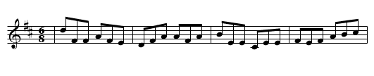 Cherish the Ladies - staff notation