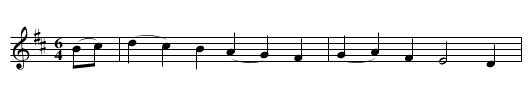 Cheshire Hall. PFD2.281 - staff notation