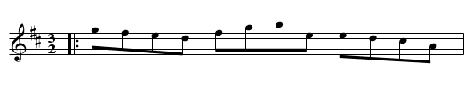 Cheshire ROUND,2nd setting - staff notation