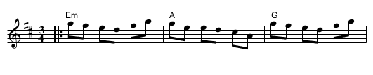 Cheshire Rounds - staff notation
