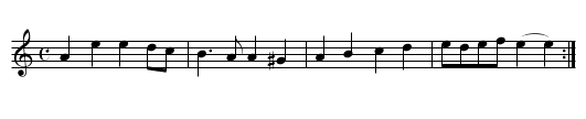 Chestnut - staff notation