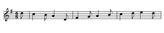 Chevy Chase - staff notation