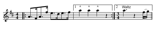 Chicago Glide - staff notation