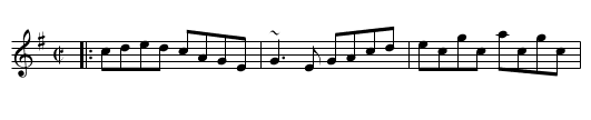 Chicago Reel - staff notation