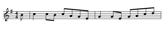 Chicago Reel - staff notation