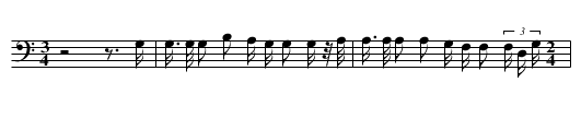 Chicken Dance Song - staff notation