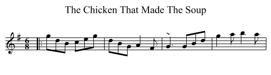 Chicken That Made The Soup, The  - staff notation