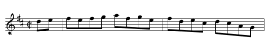 Chief O'Neill's Favorite - staff notation