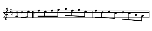 Chief O'Neill's Favourite - staff notation