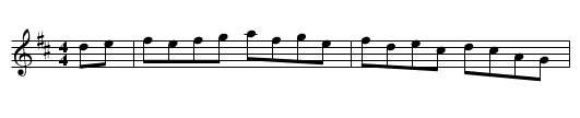 Chief O'Neill's Favourite - staff notation