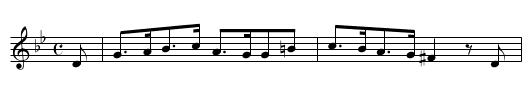 Chieftain's Lament, The - staff notation