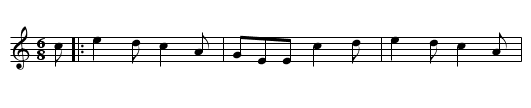 Child of My Heart   (jig)     1095 - staff notation