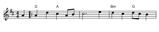 Child this Day is Born, A  - staff notation