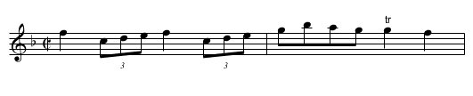 Chinese Festival, The - staff notation