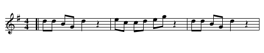 CHING A RING CHAW - staff notation