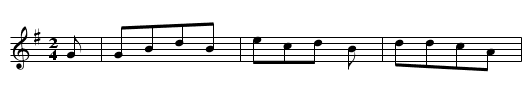 CHOEN ULERICH UND HANSELEIN - staff notation