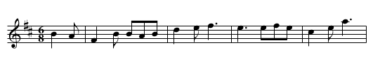 Choisir, An  - staff notation