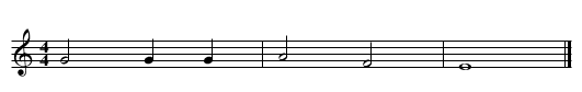 Chords below the staff in 2nd voice - staff notation