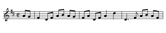 Chorus Jig - staff notation