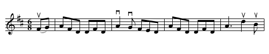 CHORUS JIG - staff notation