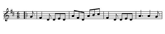 Chorus Jig - staff notation
