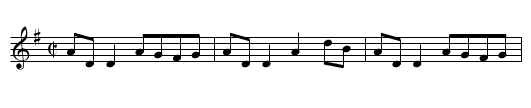 Chorus Reel, The - staff notation