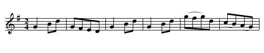 Christine, La - staff notation