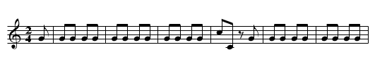 Christofo Columbo - staff notation