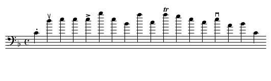Christus, der ist mein Leben - staff notation