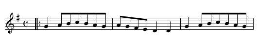 Chuck and Di - staff notation