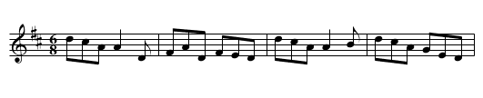 Church Hill - staff notation