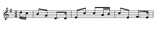 Church Street Polka - staff notation