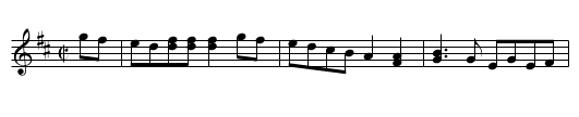 Cincinatti Hornpipe [3] - staff notation