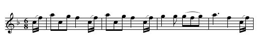 Cinderella Sett  Figure 4 - staff notation