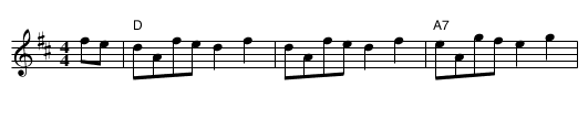 Circassian Circle - staff notation