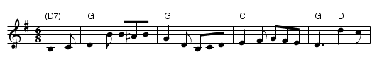 Circle Around - staff notation