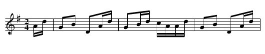 Circus Jig - staff notation