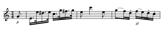 CIRCUS TUNE - staff notation