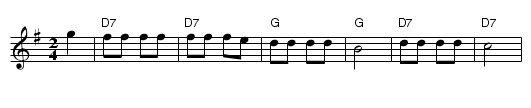 Cirkus-polka - staff notation