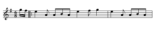Cis Ní Liatháin - staff notation