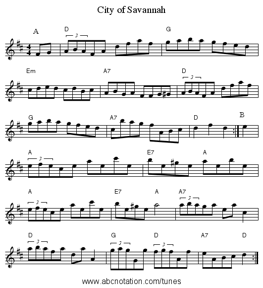 City of Savannah - staff notation