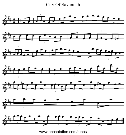 City Of Savannah - staff notation