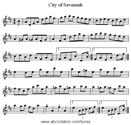City of Savannah - staff notation