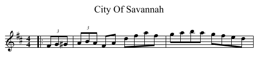 City Of Savannah - staff notation
