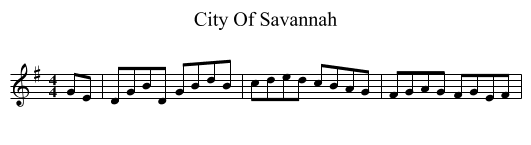 City Of Savannah - staff notation