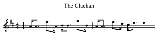 Clachan, The  - staff notation