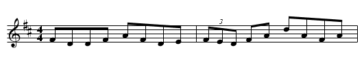 Clancy's Fancy Reel (?) - staff notation