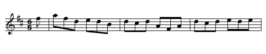 Clancy's, Paddy - staff notation