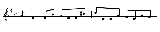 Clanranald - staff notation